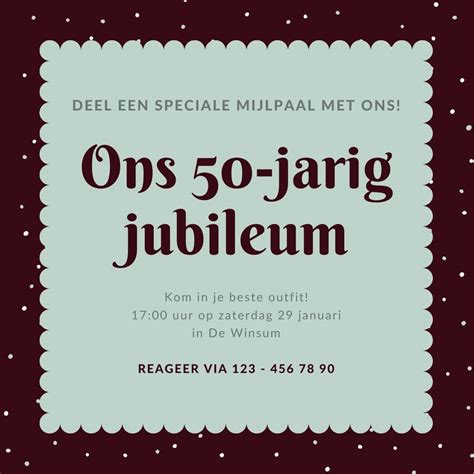 Gratis, uitnodiging sjablonen voor 50e verjaardag